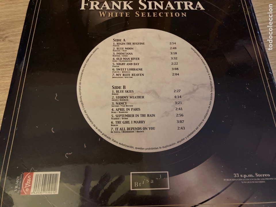 Discos de vinilo: Frank Sinatra &lrm;&ndash; White Selection lp vinilo - Foto 2