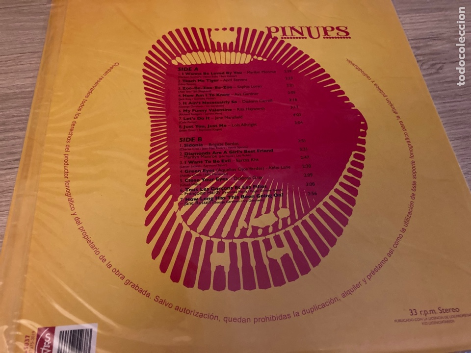 Discos de vinilo: Varios - Pinups lp vinilo - Foto 2