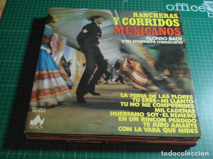 Vinyl records: Alonso Bady Y Su Mariachi Mexicano - Rancheras Y Corridos Mexicanos - Nevada ND-1054 - 1976