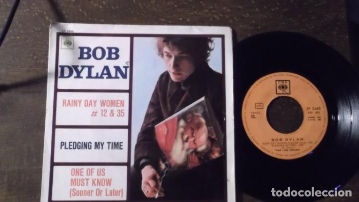 Discos de vinilo: E.P. Bob Dylan Rainy Day Women - Foto 1
