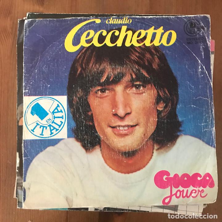 Discos de vinilo: CLAUDIO CECCHETTO - GIOCA / JOUER - SINGLE CARNABY SPAIN 1981 - Foto 1