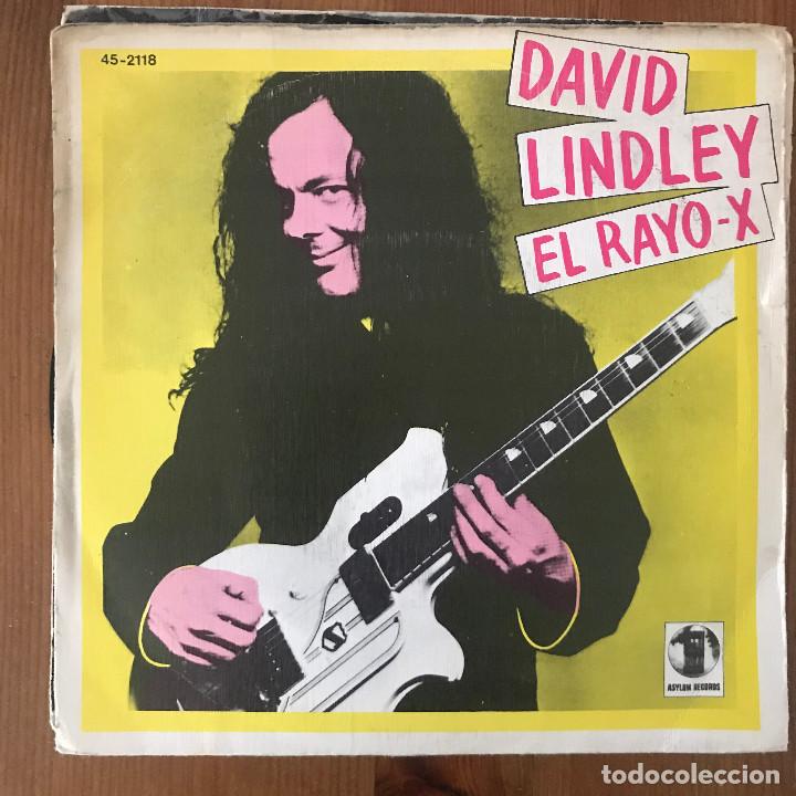 Discos de vinilo: DAVID LINDLEY - EL RAYO-X / YOUR OLD LADY - SINGLE HISPAVOX 1981 - Foto 1