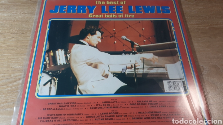 Discos de vinilo: JERRY LEE LEWIS THE BEST OF - Foto 2
