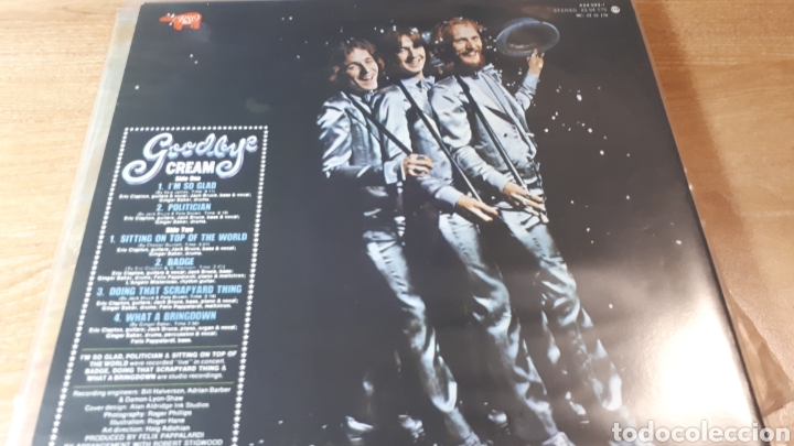 Discos de vinilo: CREAM GOODBYE ERIC CLAPTON JACK BRUCE GINGER BAKER - Foto 2