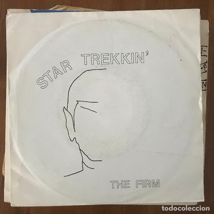 Discos de vinilo: FIRM - STAR TREKKIN' / DUB TREK - SINGLE BARK UK 1987