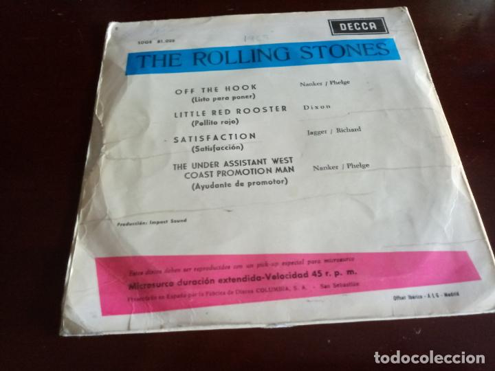 Discos de vinilo: THE ROLLING STONES - SATISFACTION + 3.EP.S - Foto 2