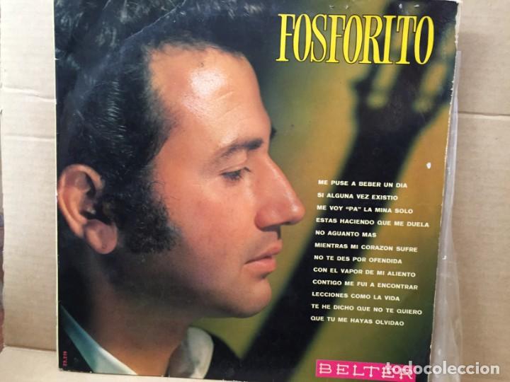 Discos de vinilo: FOSFORITO CON PACO DE LUCIA A LA GUITARRA - Foto 1