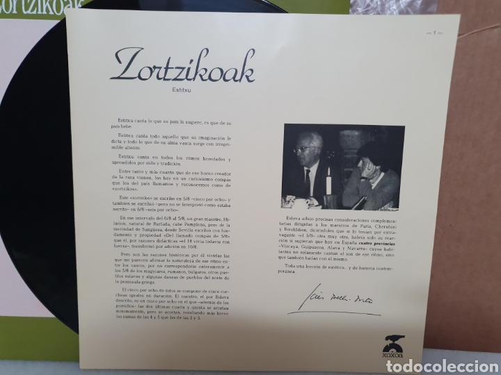 Discos de vinilo: ESTITXU. ZORTZIKOAK. 2 LP. - Foto 11