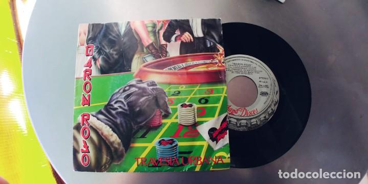 Discos de vinilo: BARON ROJO-SINGLE TRAVESIA URBANA - Foto 1