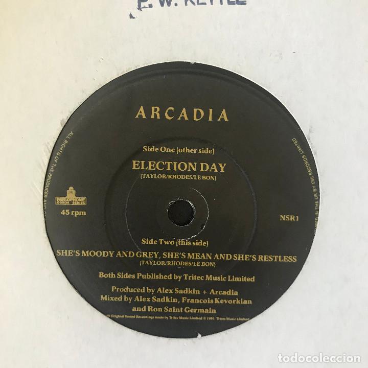 Discos de vinilo: ARCADIA - ELECTION DAY - SINGLE EMI UK 1985 - Foto 1