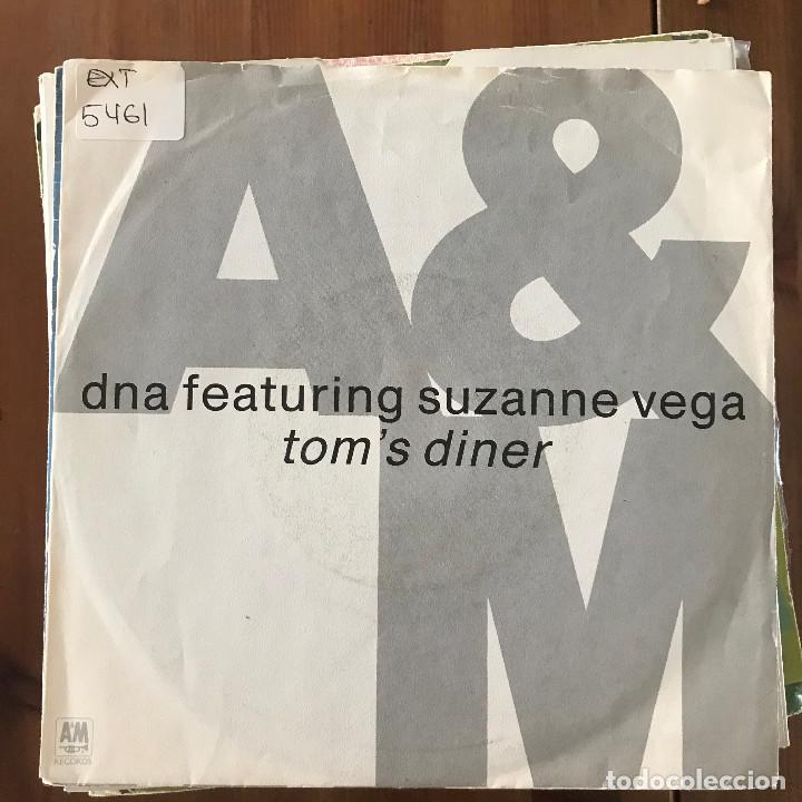 Discos de vinilo: DNA FEATURING SUZANNE VEGA - TOMS DINER - SINGLE A&M 1990 - Foto 1