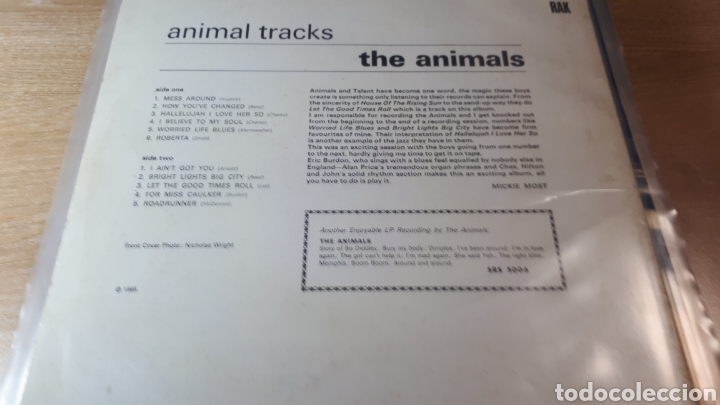 Discos de vinilo: THE ANIMALS ANIMAL TRACKS - Foto 2