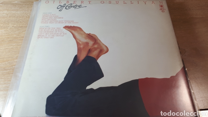 Discos de vinilo: GILBERT O SULLIVAN OFF CENTRE - Foto 2
