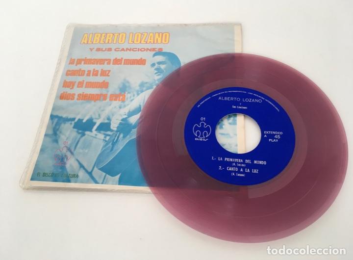 Discos de vinilo: Alberto Lozano y sus canciones - Foto 1