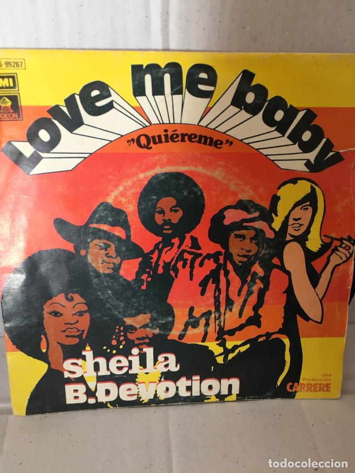 Discos de vinilo: Sheila B. Devotion Love me baby - Foto 1