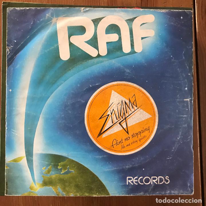 Discos de vinilo: ENIGMA - AINT NO STOPPING - SINGLE RAF 1981 - Foto 1