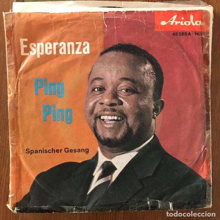 Disques de vinyle: PING PING - ESPERANZA / PING PING - SINGLE ARIOLA ALEMANIA 196?