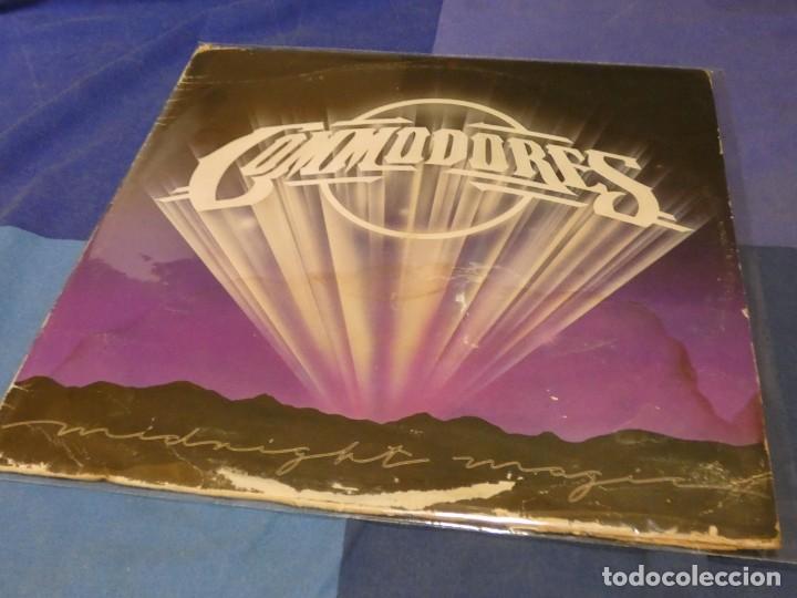 Discos de vinilo: Expro LP Commodores Midnight Magic Espa&ntilde;a 80 Portada chunga Vinilo bien - Foto 1