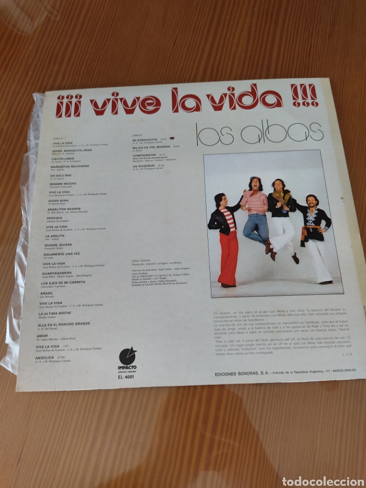 Discos de vinilo: Disco vinilo LP LOS ALBAS - Foto 2