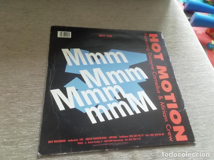 Discos de vinilo: Hot motion featuring dwayne cornelius & miriam crew-mmm mmm. Maxi - Foto 2