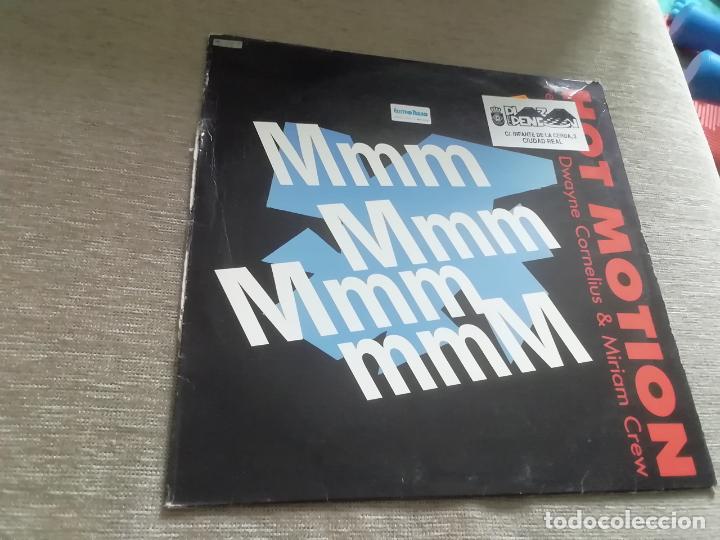 Discos de vinilo: Hot motion featuring dwayne cornelius & miriam crew-mmm mmm. Maxi - Foto 1