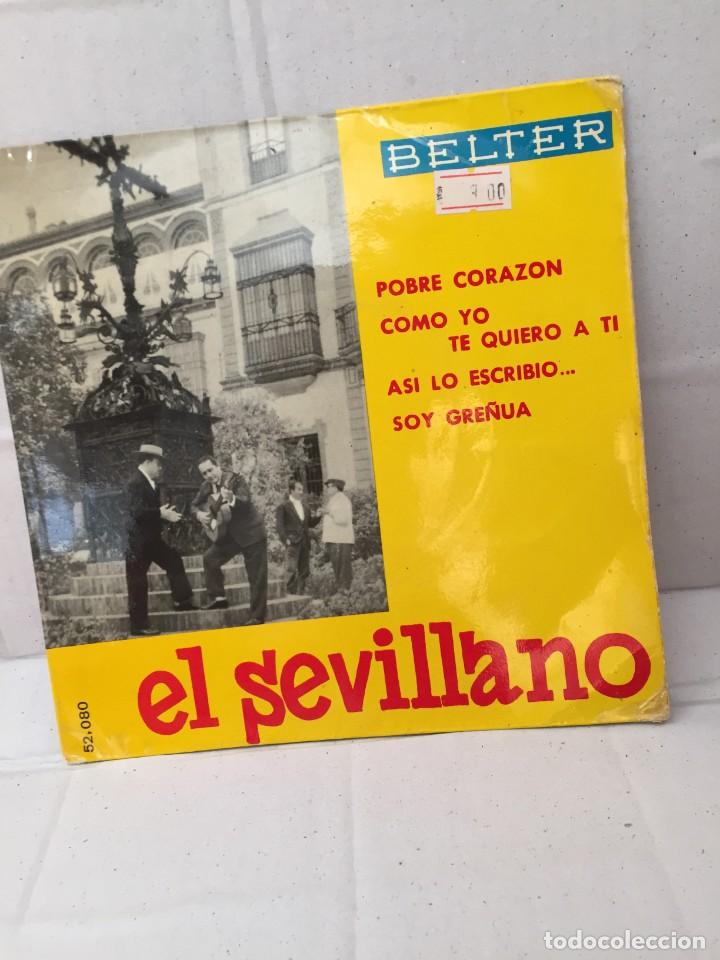 Discos de vinilo: El Sevillano Pobre coraz&oacute;n - Foto 1