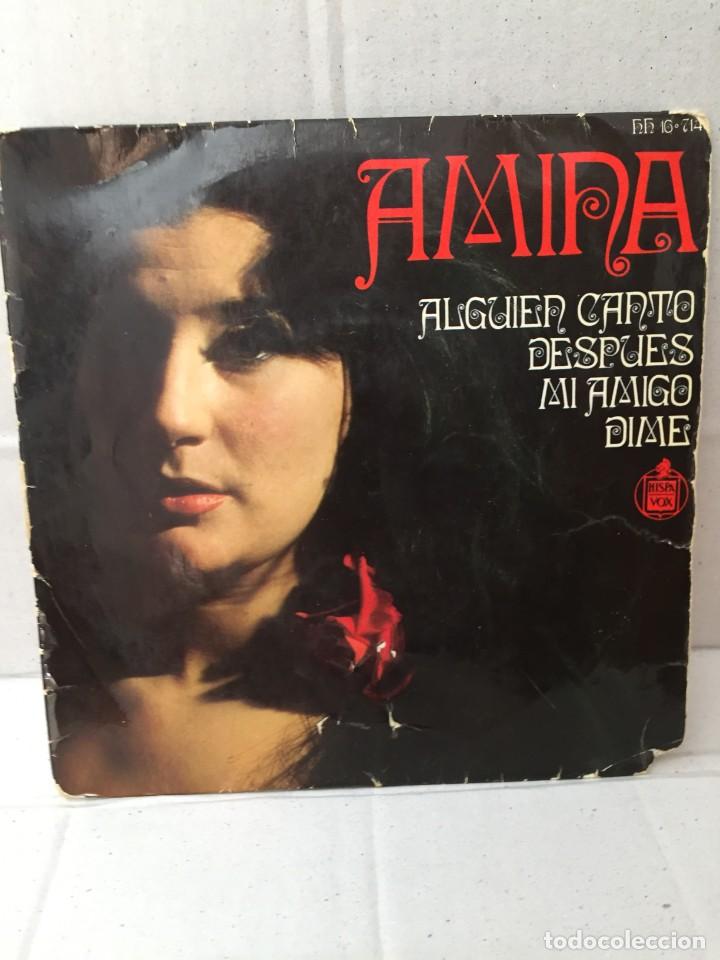 Discos de vinilo: Amina Alguien cat&oacute; - Foto 1