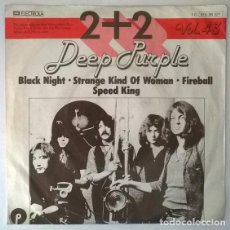 Discos de vinilo: DEEP PURPLE. BLACK NIGHT/ STRANGE KIND OF WOMAN/ FIREBALL/ SPEED KING. ELECTROLA, GERMANY 1977 EP. Lote 214770117