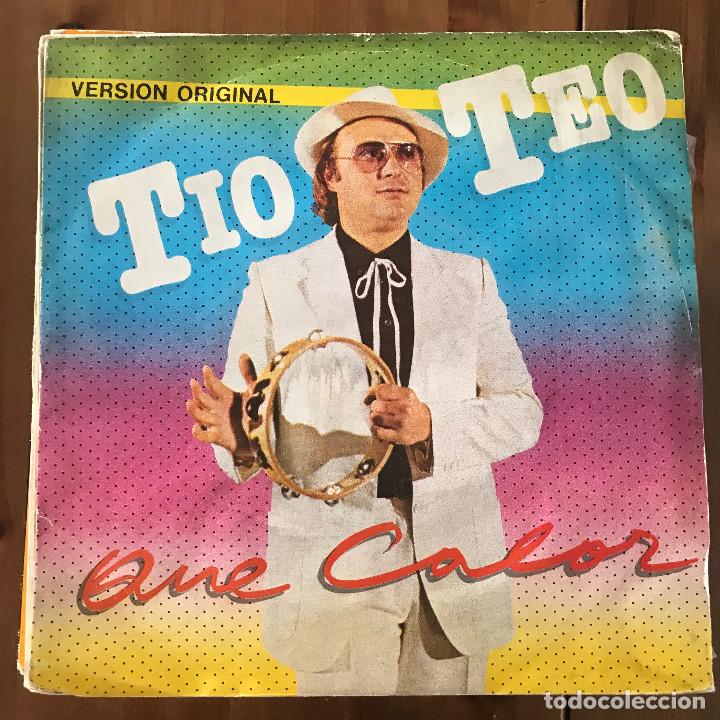 Discos de vinilo: TIO TEO - QUE CALOR / MANUELO - SINGLE WEA 1983 - Foto 1