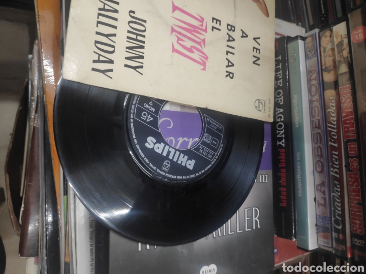 Discos de vinilo: Ven a bailar el twist Johnny hallyday - Foto 3