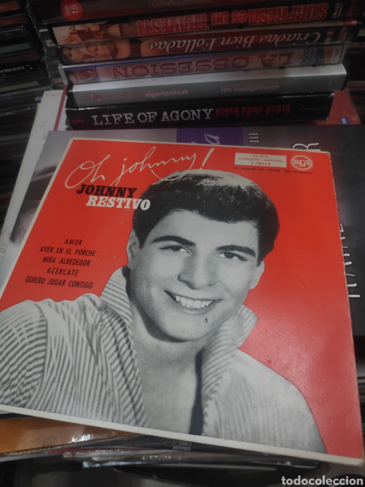 Discos de vinilo: Oh Johnny Johnny restivo - Foto 1