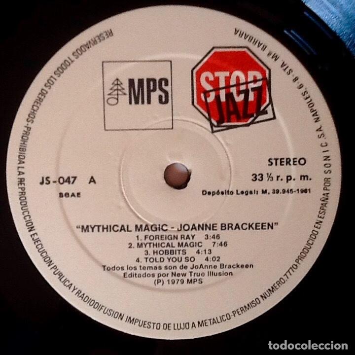 Discos de vinilo: JOANNE BRACKEEN : MYTICAL MAGIC [MPS - ESP 1981] LP - Foto 3