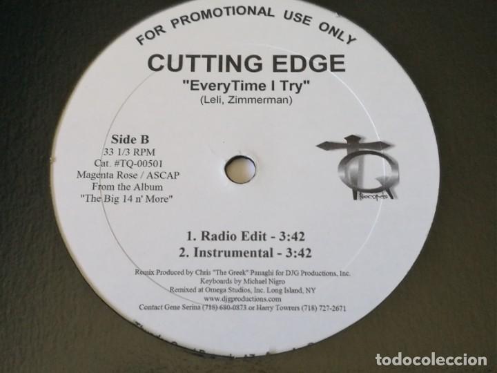 Discos de vinilo: Cutting Edge - Every Time I Try - 2005 - Foto 2