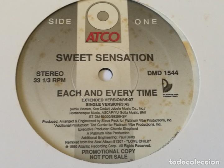 Discos de vinilo: Sweet Sensation - Each And Every Time - 1990 - Foto 2