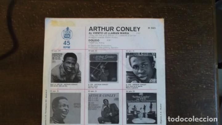 Discos de vinilo: Single de Arthur Conley. Al viento le llaman Maria - Foto 2