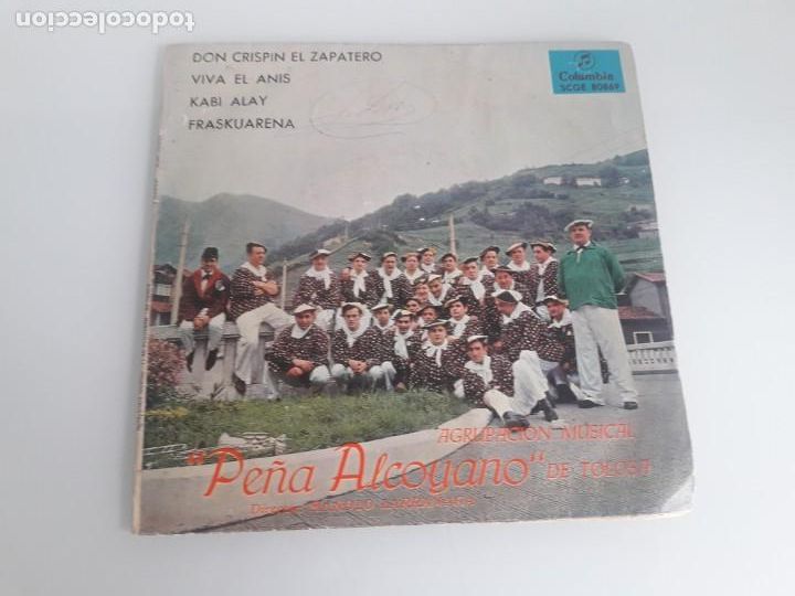 Dischi in vinile: VINILO - PE&Ntilde;A ALCOYANO TOLOSA - AGRUPACI&Oacute;N MUSICAL - MANOLO LARRA&Ntilde;AGA - Columbia 1965 - PA&Iacute;S VASCO