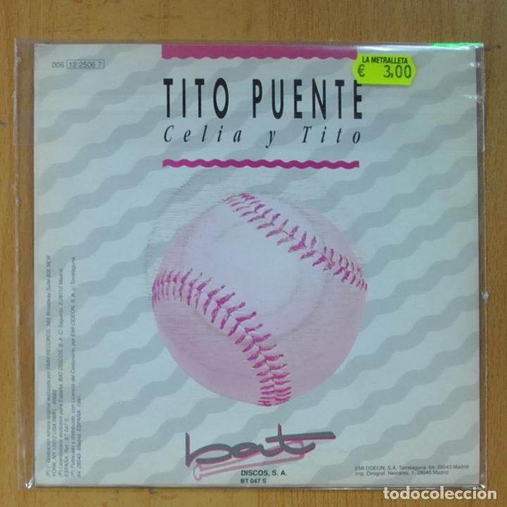 Discos de vinilo: TITO PUENTE - CELIA Y TITO - SINGLE - Foto 2