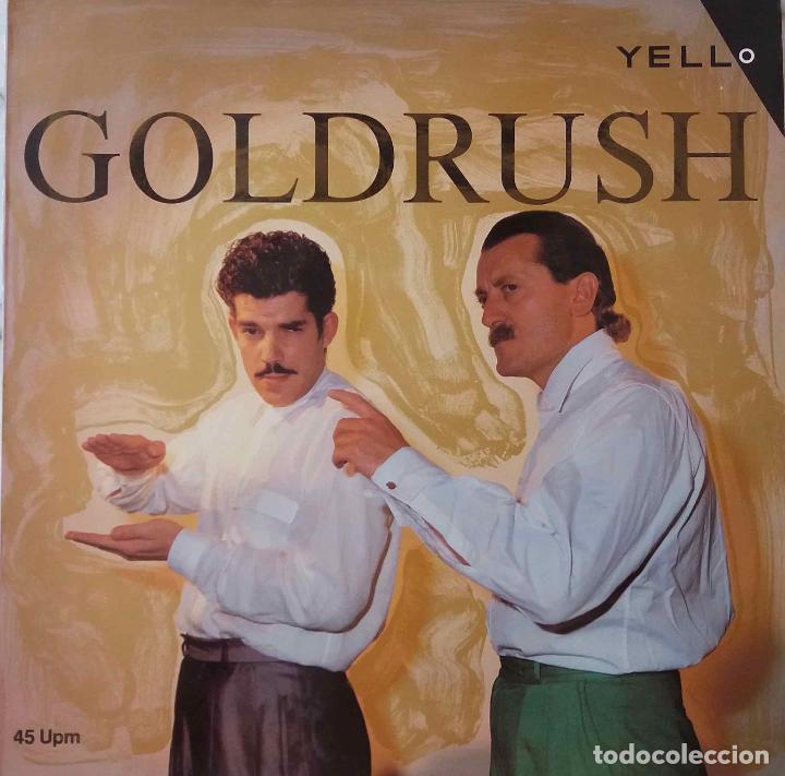 Discos de vinilo: YELLO GOLDRUSH, MAXI SINGLE ESPA&Ntilde;A 3 TEMAS - Foto 1