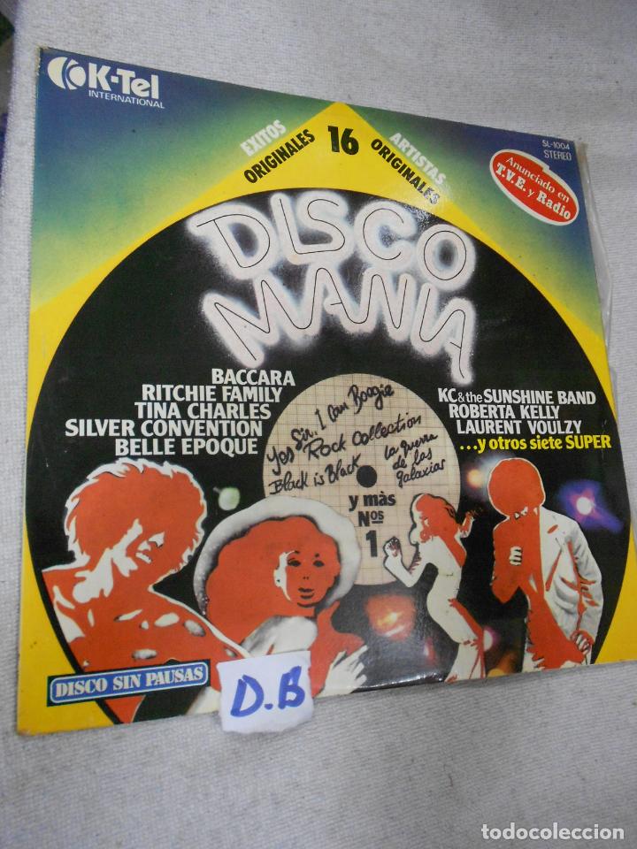 Discos de vinilo: ANTIGUO LP - DISCO MANIA - Foto 1