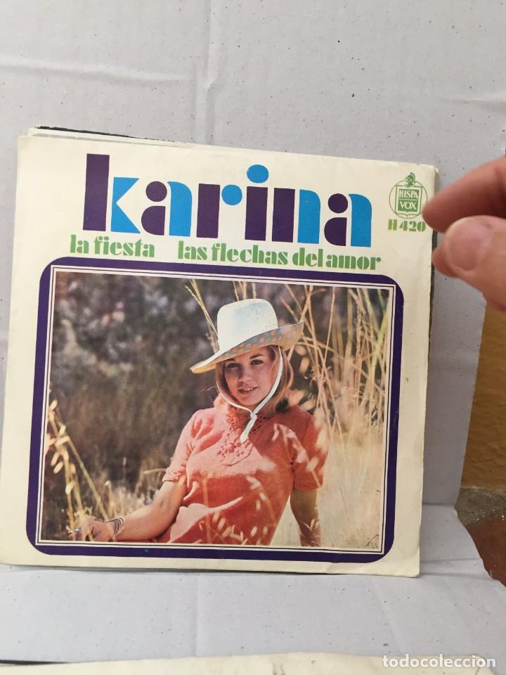 Discos de vinilo: Karina La fiesta. Las flechas del amor - Foto 1