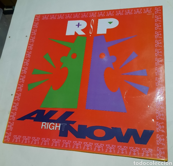 Discos de vinilo: R. S. P. - All right now - Foto 1