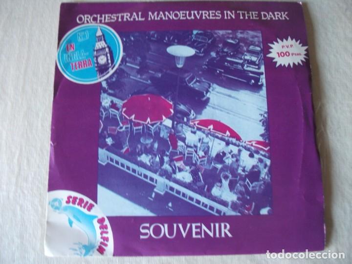 Discos de vinil: EP DE ORCHESTRAL MANOEUVRES IN THE DARK ( O.M.D. / OMD ) , SOUVENIR + 2 (A&Ntilde;O 1981)