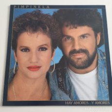 Discos de vinilo: PIMPINELA - HAY AMORES...Y AMORES - CBS - 1989 - MUY ESCASO