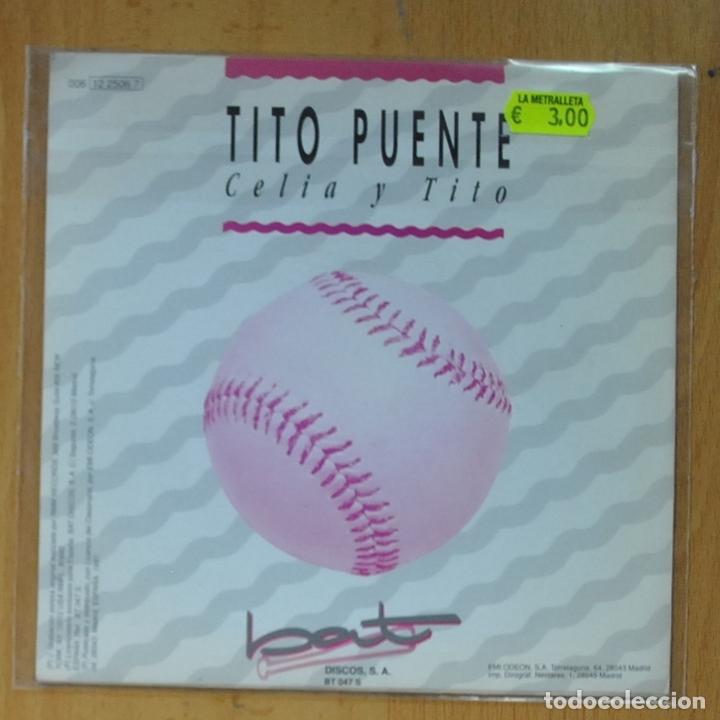 Discos de vinilo: TITO PUENTE - CELIA Y TITO - SINGLE - Foto 2