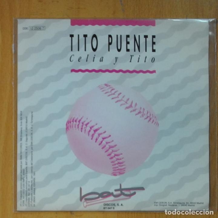 Discos de vinilo: TITO PUENTE - CELIA Y TITO - SINGLE - Foto 1