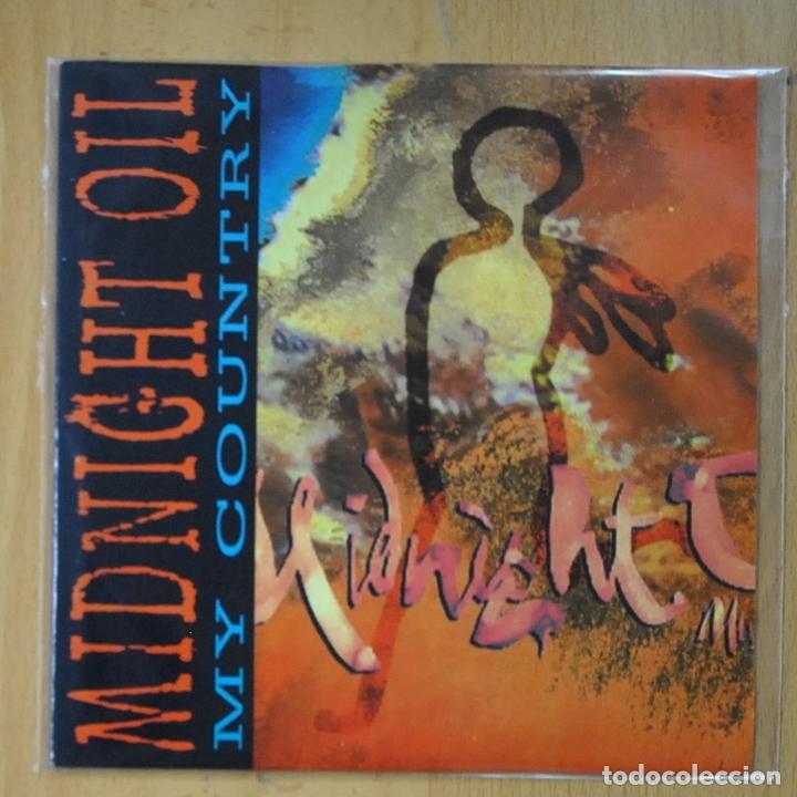 Discos de vinilo: MIDNIGHT OIL - MY COUNTRY - SINGLE - Foto 1