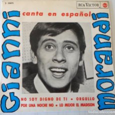 Discos de vinilo: GIANNI MORANDI - NO SOY DIGNO DE TI RCA VICTOR - 1965