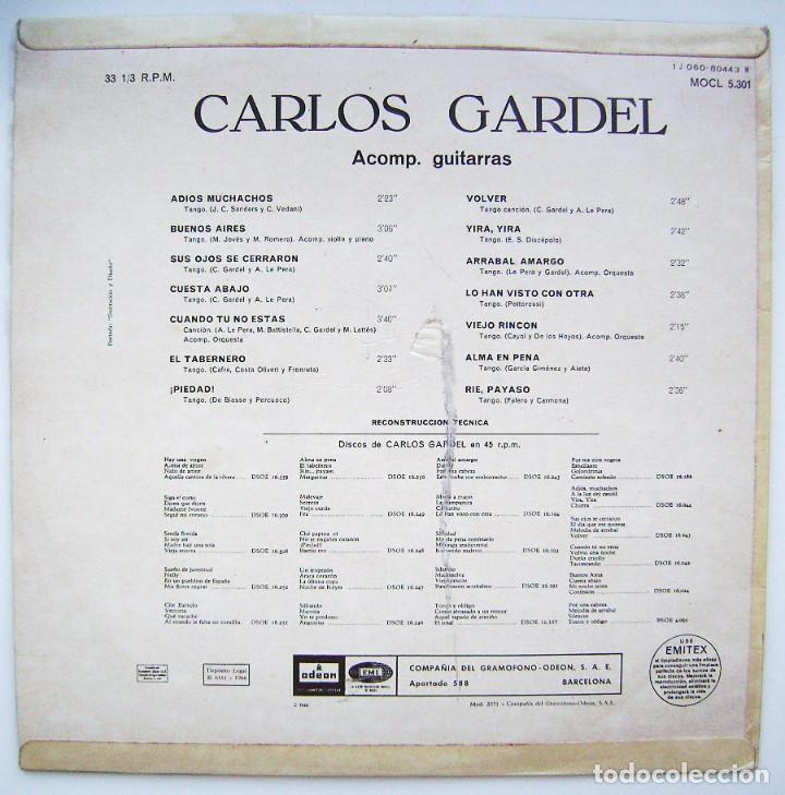 Discos de vinilo: CARLOS GARDEL. LPs - Foto 2