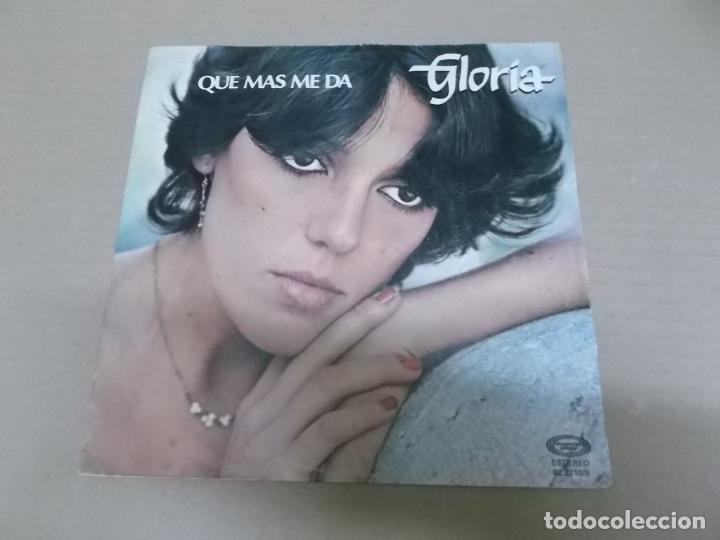 Discos de vinilo: GLORIA (SINGLE) QUE MAS TE DA A&Ntilde;O 1980 - Foto 1