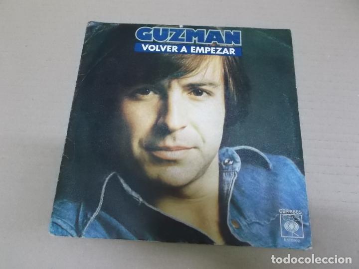 Discos de vinilo: GUZMAN (SINGLE) VOLVER A EMPEZAR A&Ntilde;O 1978 - Foto 1